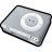 iPod Shuffle Silver Icon